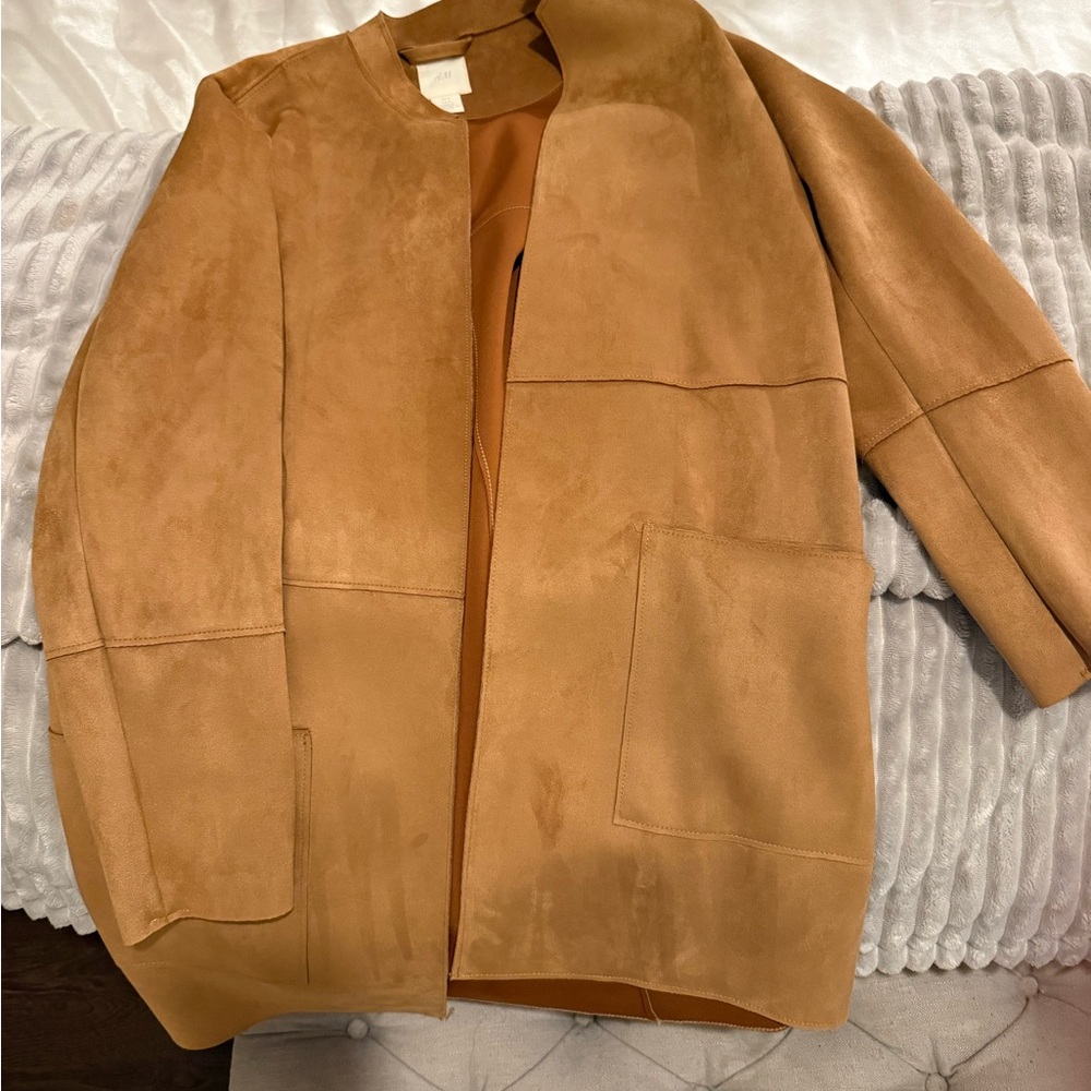 H&M Light Brown Suede Jacket